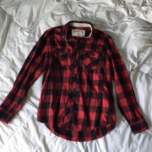 Roebuck & Co. Red and Black Flannel